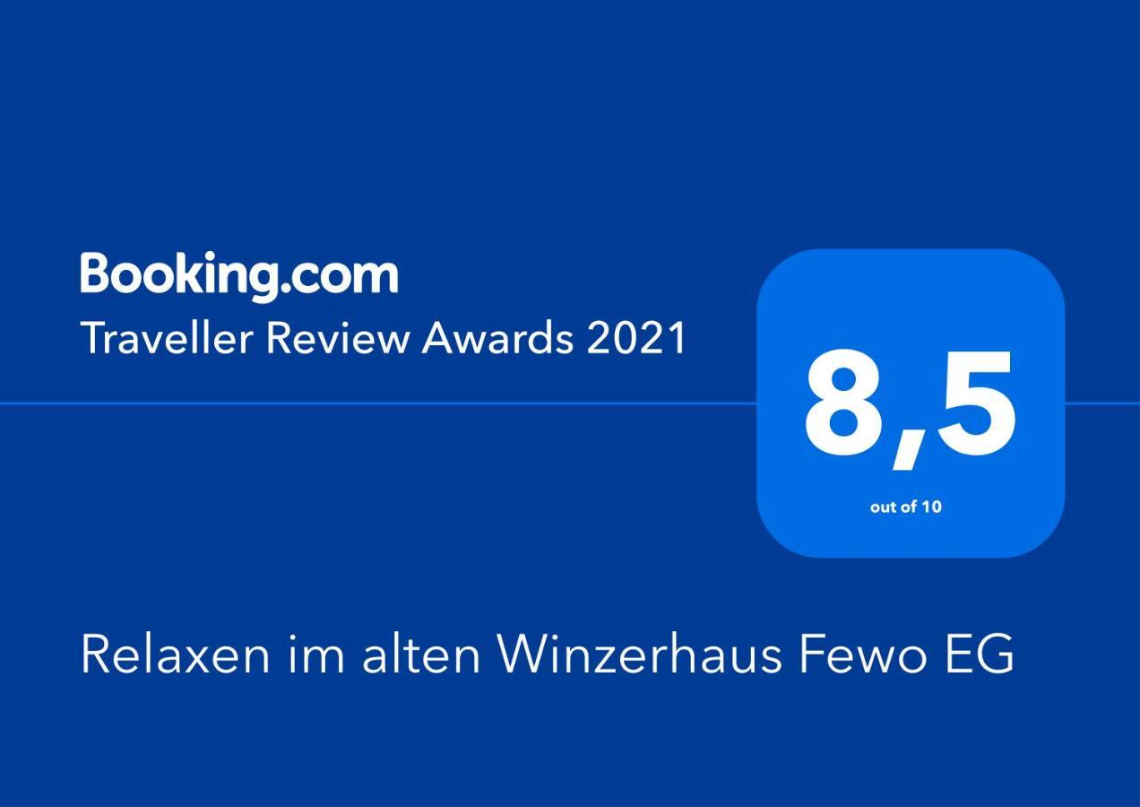 Relaxen Im Alten Winzerhaus Fewo Eg Rech Exteriér fotografie